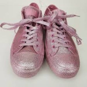 NEW Converse Chuck Taylor Pink Glitter Low Top converse